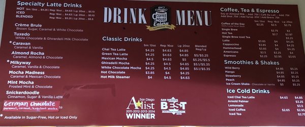 Menu photo 7 Ascend Coffee Roasters Carlsbad, CA