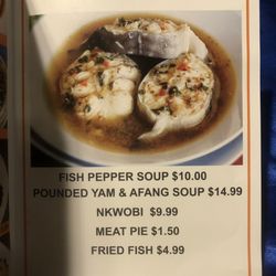 Big Mop Market - Menu