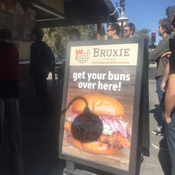 Bruxie - Sign in front of restaurant - Sandwiches Near Me - Orange, California