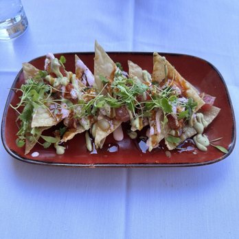 CIRCA at Clarendon - Tuna Poke Nachos - New American Near Me - Arlington, Virginia
