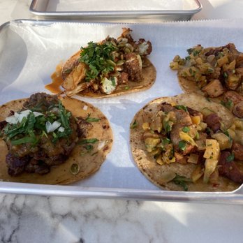 Don Rene Taqueria - Al pastor, beef and cauliflower tacos. - Tacos Near Me - Milford, Connecticut Don Rene Taqueria - Al pastor, beef and cauliflower tacos. - Tacos Near Me - Milford, Connecticut