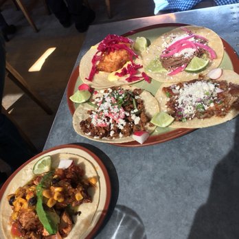 Lone Star Taco Bar - All the tacos on their menu!! Least fav was the fried fish and ground beef. - Tacos Near Me - Cambridge, Massachusetts Lone Star Taco Bar - All the tacos on their menu!! Least fav was the fried fish and ground beef. - Tacos Near Me - Cambridge, Massachusetts
