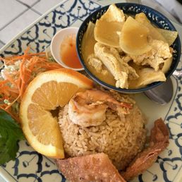 Curry dinner menu
