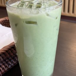 Ice matcha latte Ice matcha latte