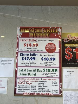 Menu photo 3 Hibachi Grill Buffet West Covina, CA