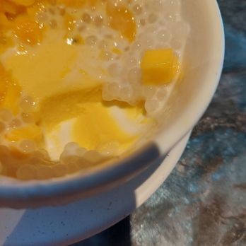 Chao - Three layers of goodness. Mango,Coconut tapioca & mango pudding - Asian Fusion Near Me - Honolulu, Hawaii