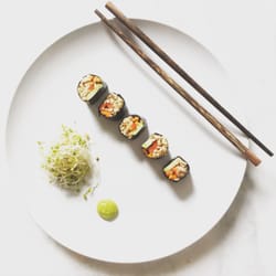 Chef Megan Magill - Walnut "rice" Veggie Sushi