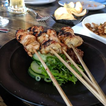 Dija Mara - Chicken skewers. The peanut sauce was phenomenal! - Indonesian Near Me - Oceanside, California