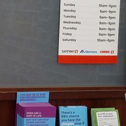 Safeway Pharmacy - Hours as of 10/22