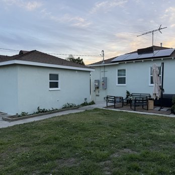 Select Home Improvements - Our back yard after patching, tex-cote, and paint. - Windows Installation Near Me - Anaheim, California Select Home Improvements - Our back yard after patching, tex-cote, and paint. - Windows Installation Near Me - Anaheim, California