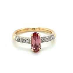 Just Appraisers - Imperial Pink Topaz Ring signed H. Stern