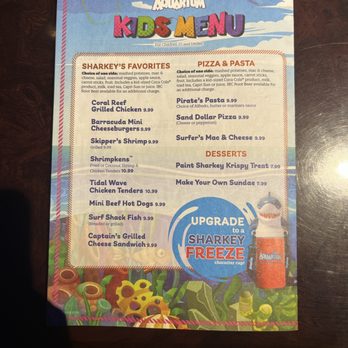 Aquarium Restaurant - Kids menu - Seafood Near Me - Houston, Texas