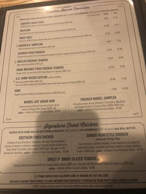 Menu photo 4 Cracker Barrel Old Country Store Birmingham, AL Menu photo 4 Cracker Barrel Old Country Store Birmingham, AL