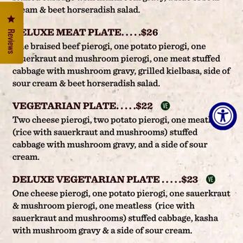 Veselka - Menu - Ukrainian Near Me - New York, New York