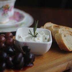 Chef Nancy and Co - Roasted Grapes with Whipped Feta