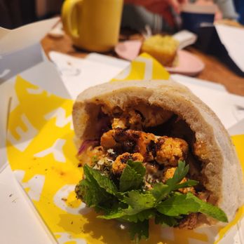 Yellow The Cafe - Cauliflower Pita - Bakeries Near Me - Washington, DC, District of Columbia Yellow The Cafe - Cauliflower Pita - Bakeries Near Me - Washington, DC, District of Columbia