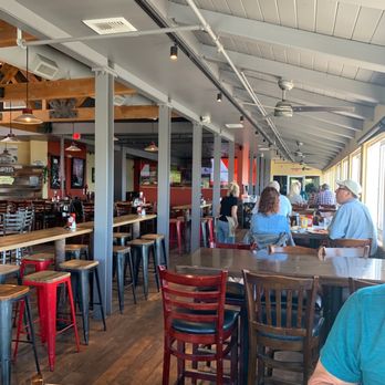 Blast & Brew - Interior tables - New American Near Me - Pismo Beach, California Blast & Brew - Interior tables - New American Near Me - Pismo Beach, California