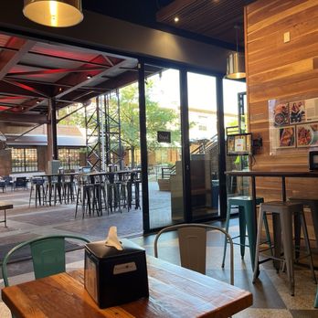 Boricua Soul - View from indoor to outside seating area - Soul Food Near Me - Durham, North Carolina