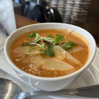 The Crown Bistro - Tomato bisque that tasted like chef boy r D's run off. - Sandwiches Near Me - Baton Rouge, Louisiana The Crown Bistro - Tomato bisque that tasted like chef boy r D's run off. - Sandwiches Near Me - Baton Rouge, Louisiana