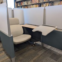 El Centro Public Library - How cool are these individual study nooks.