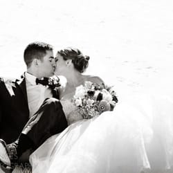 Laurel & Rose - Couple shot in the snow. Photo by Frances Photography.