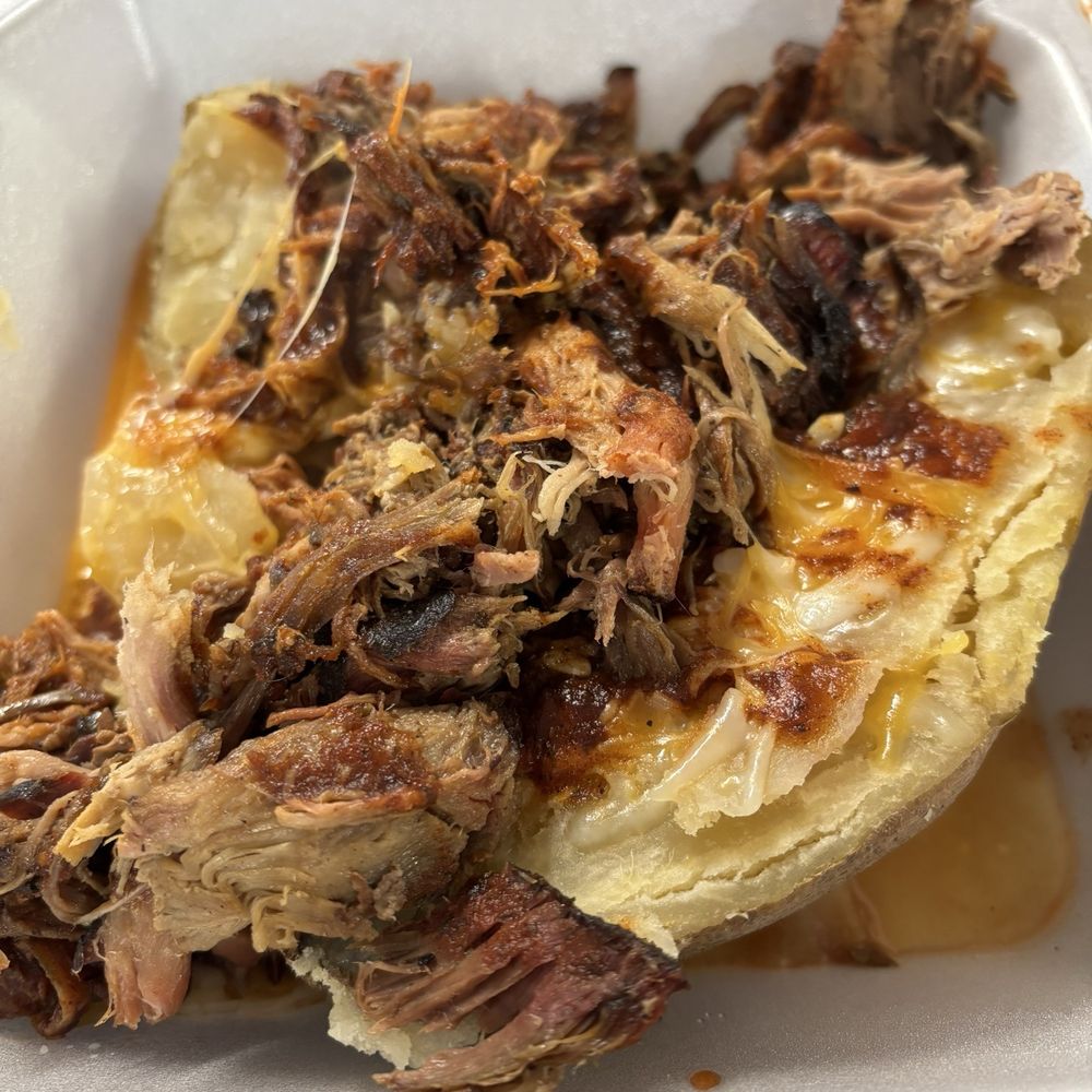 BBQ stuffed potato BBQ stuffed potato