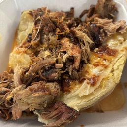 BBQ stuffed potato BBQ stuffed potato