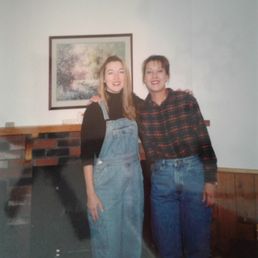 This is a throwback pic of us in the Wee one from late 80's.