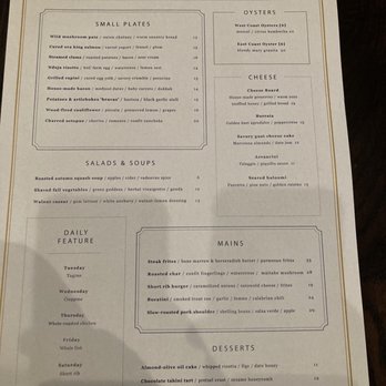 Olin Bar & Kitchen - Main menu - New American Near Me - Detroit, Michigan Olin Bar & Kitchen - Main menu - New American Near Me - Detroit, Michigan