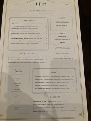 Menu photo 8 Olin Bar & Kitchen Detroit, MI Menu photo 8 Olin Bar & Kitchen Detroit, MI