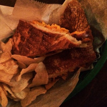 The Adirondack - The BBQ Chicken sandwich.. Think huge grilled cheese with BBQ Chicken inside.. - Bars Near Me - Brooklyn, New York