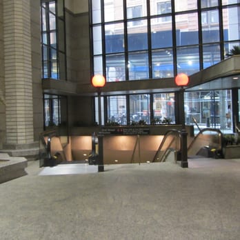 60 Wall Street Atrium - Here's the subway entrance through 60 Wall Street. - Landmarks & Historical Buildings Near Me - New York, New York