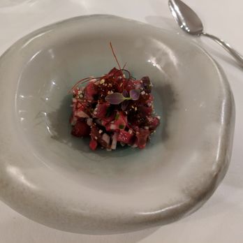 Kokotxa - Venison tartare, frozen mustard - Spanish Near Me - Donostia / San Sebastián, SS