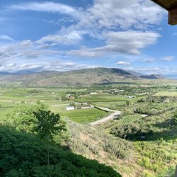 Tinhorn Creek - Panoramic views from the winery restaurant outdoor heated patio
