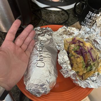 Orale Cantina - Size of burrito - Seafood Near Me - Sacramento, California Orale Cantina - Size of burrito - Seafood Near Me - Sacramento, California