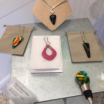 Art Spotlight - Glass Jewelry & Wine Stoppersby LC Tobey - Art Galleries Near Me - Ormond Beach, Florida