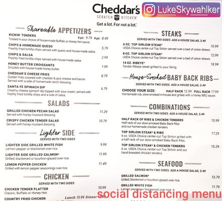 Menu photo 5 Cheddar's Scratch Kitchen Lafayette, IN