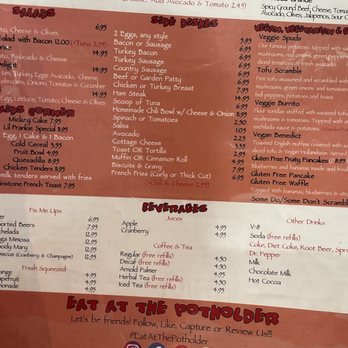 The Potholder Cafe - Menu 1.1.26 - Breakfast & Brunch Near Me - Long Beach, California The Potholder Cafe - Menu 1.1.26 - Breakfast & Brunch Near Me - Long Beach, California