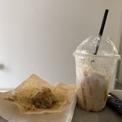 Mugsy’s Coffee - Lemon poppy muffin  Caramel frappe  Deliciousness