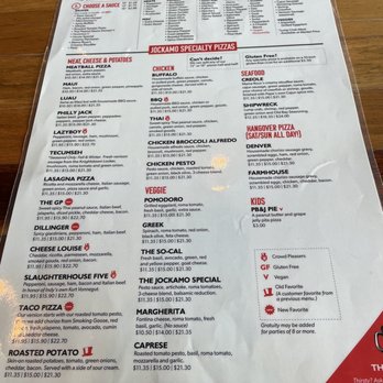 Jockamo Upper Crust Pizza - Menu - Salad Near Me - Indianapolis, Indiana Jockamo Upper Crust Pizza - Menu - Salad Near Me - Indianapolis, Indiana
