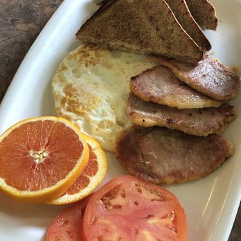 Scrumptious - $10 - Peameal bacon with over easy eggs and whole wheat bread - Breakfast & Brunch Near Me - Richmond Hill, Ontario Scrumptious - $10 - Peameal bacon with over easy eggs and whole wheat bread - Breakfast & Brunch Near Me - Richmond Hill, Ontario