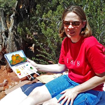 Sedona Art Hikes - Mia at our Turkey Creek location. - Hiking Near Me Sedona Art Hikes - Mia at our Turkey Creek location. - Hiking Near Me