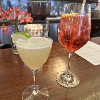 Perle Restaurant - Passion fruit daiquiri so good! Alsace spritz not bad either. - New American Near Me - Pasadena, California