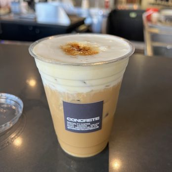Concrete Coffee - Sugar Brule Latte - Coffee & Tea Near Me - Mission Viejo, California Concrete Coffee - Sugar Brule Latte - Coffee & Tea Near Me - Mission Viejo, California