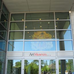 Exterior outside entrance of Cameron Art Museum - Wilmington, North Carolina Exterior outside entrance of Cameron Art Museum - Wilmington, North Carolina