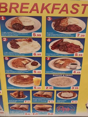 Menu photo 5 Pop's Drive-In Bakersfield, CA