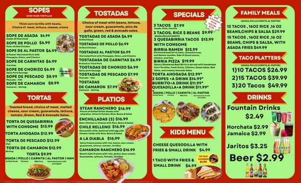 Menu photo 3 My Taco House Modesto, CA Menu photo 3 My Taco House Modesto, CA