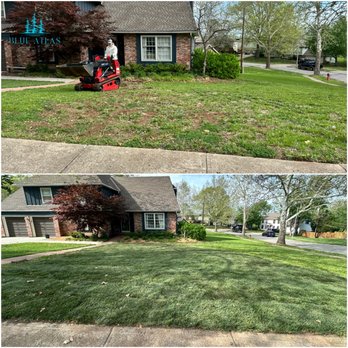 Blue Atlas Landscape - Front Yard Grading & Sod - Landscaping Near Me Blue Atlas Landscape - Front Yard Grading & Sod - Landscaping Near Me