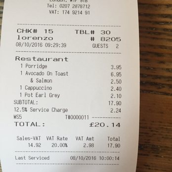 Bill's - Bill for two - Modern European Near Me - London, XGL Bill's - Bill for two - Modern European Near Me - London, XGL