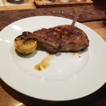 Seasons 52 - Wood fire grilled pork chop - New American Near Me - Jacksonville, Florida Seasons 52 - Wood fire grilled pork chop - New American Near Me - Jacksonville, Florida